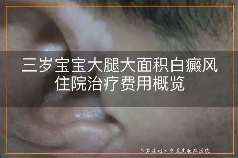 三岁宝宝大腿大面积白癜风住院治疗费用概览